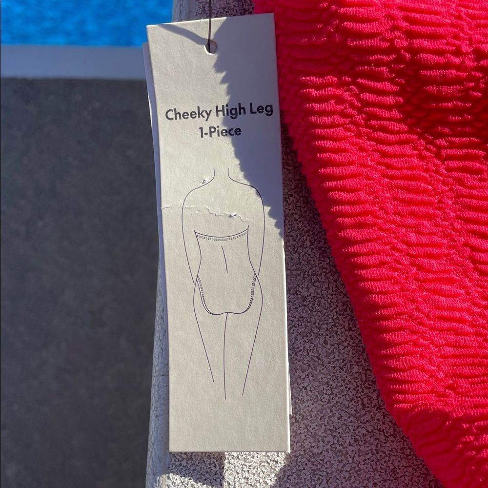 No Boundaries coral Swimsuit One Piece - Picture 5 of 5